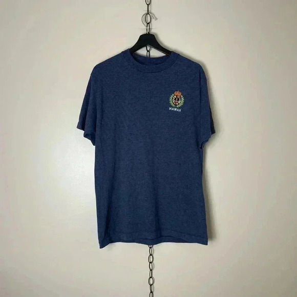 Vintage Hawaii  Crest Logo T-shirt - Picture 1 of 4